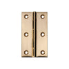 Tradco Hinge Fixed Pin Polished Brass W50mm