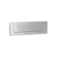 Tradco Letter Plate Satin Chrome H100xW300mm