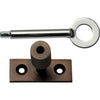 Tradco Locking Pin To Suit Base Fix Casement Fastener Antique Brass