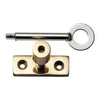 Tradco Locking Pin To Suit Base Fix Casement Fastener Polished Brass