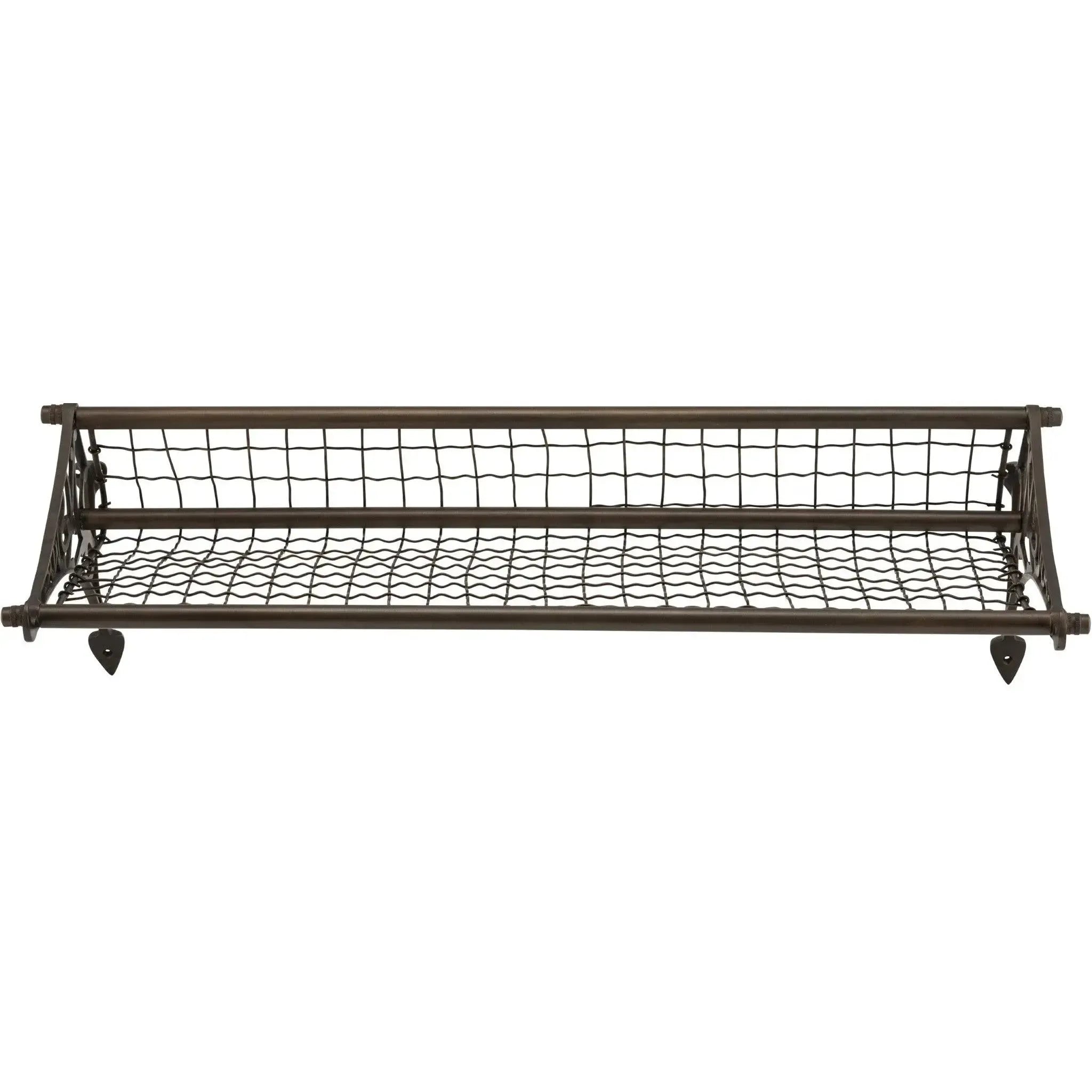 Tradco Luggage Rack NSWR Antique Brass H240xL725xP200mm