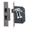 Tradco Mortice Lock 3 Lever Antique Brass CTC57mm Backset 44mm