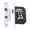 Tradco Mortice Lock 3 Lever Chrome Plated CTC57mm Backset 44mm