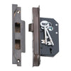 Tradco Mortice Lock 3 Lever Rebated Antique Brass CTC57mm Backset 44mm