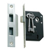 Tradco Mortice Lock 3 Lever Satin Chrome CTC57mm Backset 44mm