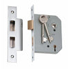 Tradco Mortice Lock 5 Lever Chrome Plated CTC57mm Backset 57mm