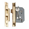 Tradco Mortice Lock 5 Lever Rebated Polished Brass CTC57mm Backset 57mm