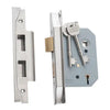 Tradco Mortice Lock 5 Lever Rebated Satin Nickel CTC57mm Backset 57mm