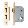 Tradco Mortice Lock Euro Polished Brass CTC47.5mm Backset 46mm