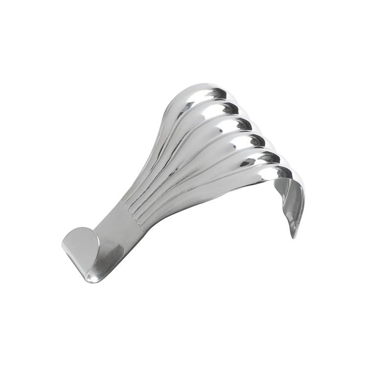 Tradco Picture Rail Hook Fluted Chrome Plated H50xW33mm