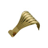 Tradco Picture Rail Hook Fluted Polished Brass H50xW33mm