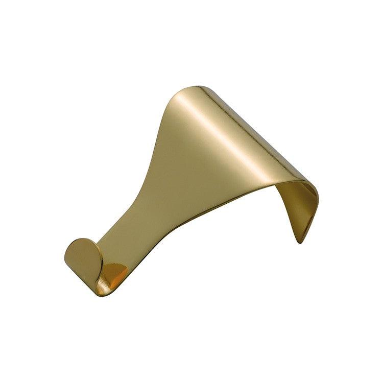 Tradco Picture Rail Hook Standard Polished Brass H50xW33mm