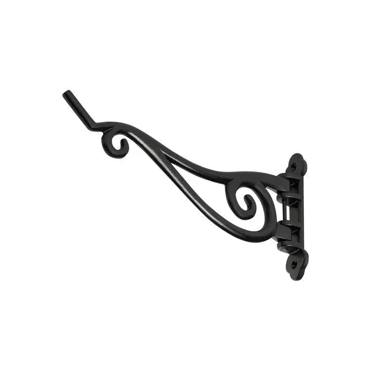 Tradco Planter Hook Iron Matt Black H125xP250mm