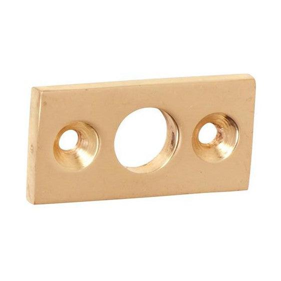 Tradco Plate Keeper Polished Brass Bolt 9mm