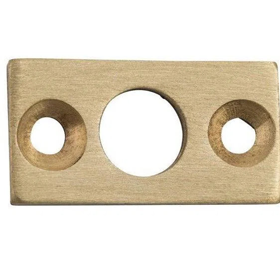 Tradco Plate Keeper Satin Brass Bolt 7.5mm