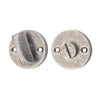Tradco Privacy Turn Round Rumbled Nickel D35mm