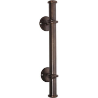 Tradco Pull Handle Bar Antique Brass H420xP92mm