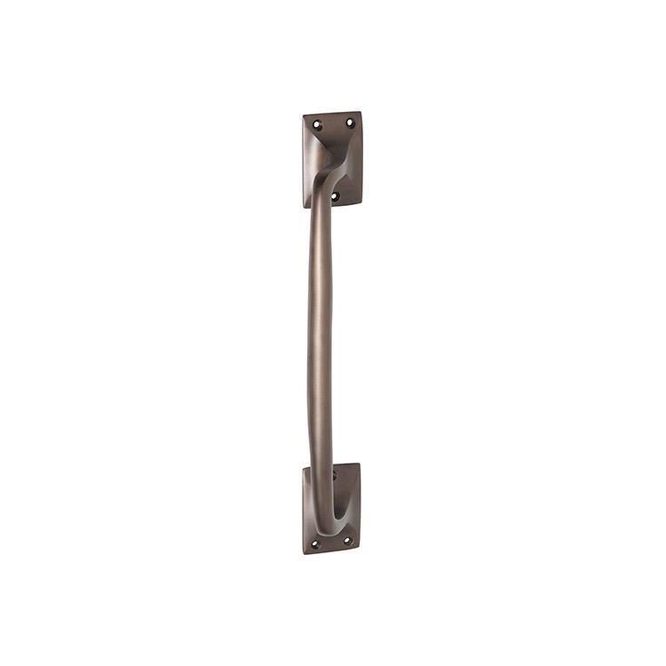 Tradco Pull Handle Classic Offset Antique Brass H305xW42xP60mm