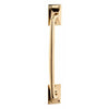 Tradco Pull Handle Classic Offset Polished Brass H305xW42xP60mm