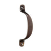 Tradco Pull Handle Offset Antique Brass H100xP20mm