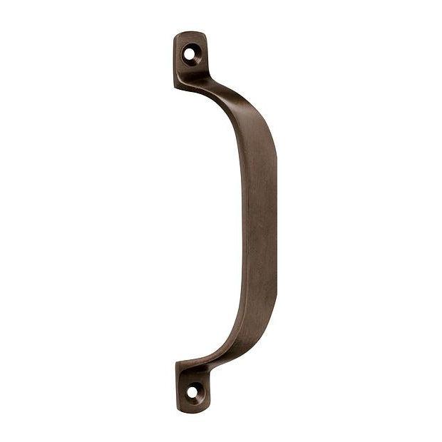 Tradco Pull Handle Offset Antique Brass H130xP23mm