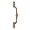 Tradco Pull Handle Offset Banded Antique Brass H180xP41mm