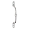 Tradco Pull Handle Offset Banded Chrome Plated H180xP41mm