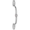 Tradco Pull Handle Offset Banded Satin Chrome H180xP41mm