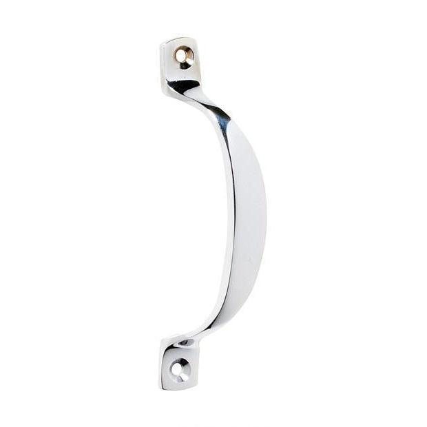 Tradco Pull Handle Offset Chrome Plated H100xP20mm