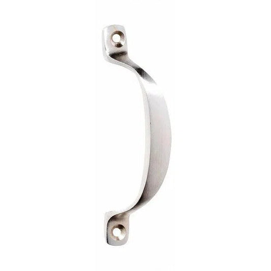 Tradco Pull Handle Offset Satin Chrome H100xP20mm