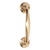 Tradco Pull Handle Telephone Polished Brass L110xP30mm