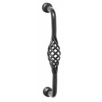 Tradco Pull Handle Wire Twist D Pull Iron Matt Black L200xP70mm