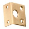 Tradco Right Angle Keeper Polished Brass Bolt 7.5mm