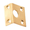Tradco Right Angle Keeper Polished Brass Bolt 9mm
