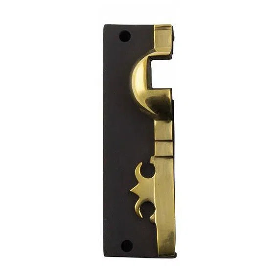 Tradco Rim Lock Carpenters Right Hand Keeper Antique Finish