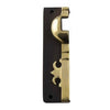 Tradco Rim Lock Right Hand Box Keeper Matt Black H116xW32mm