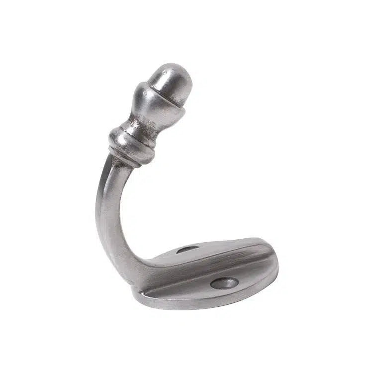 Tradco Robe Hook Acorn Iron Polished Metal H45xP70mm