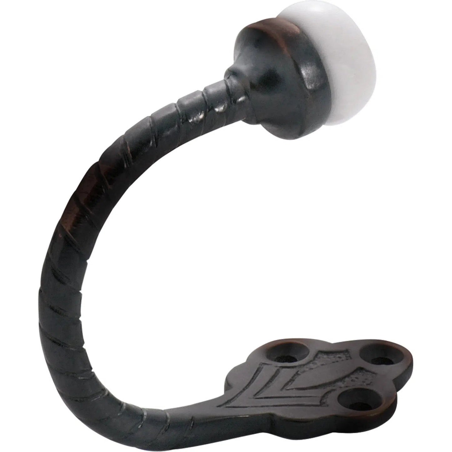 Tradco Robe Hook Porcelain Tip Rope Antique Copper H60xP75mm