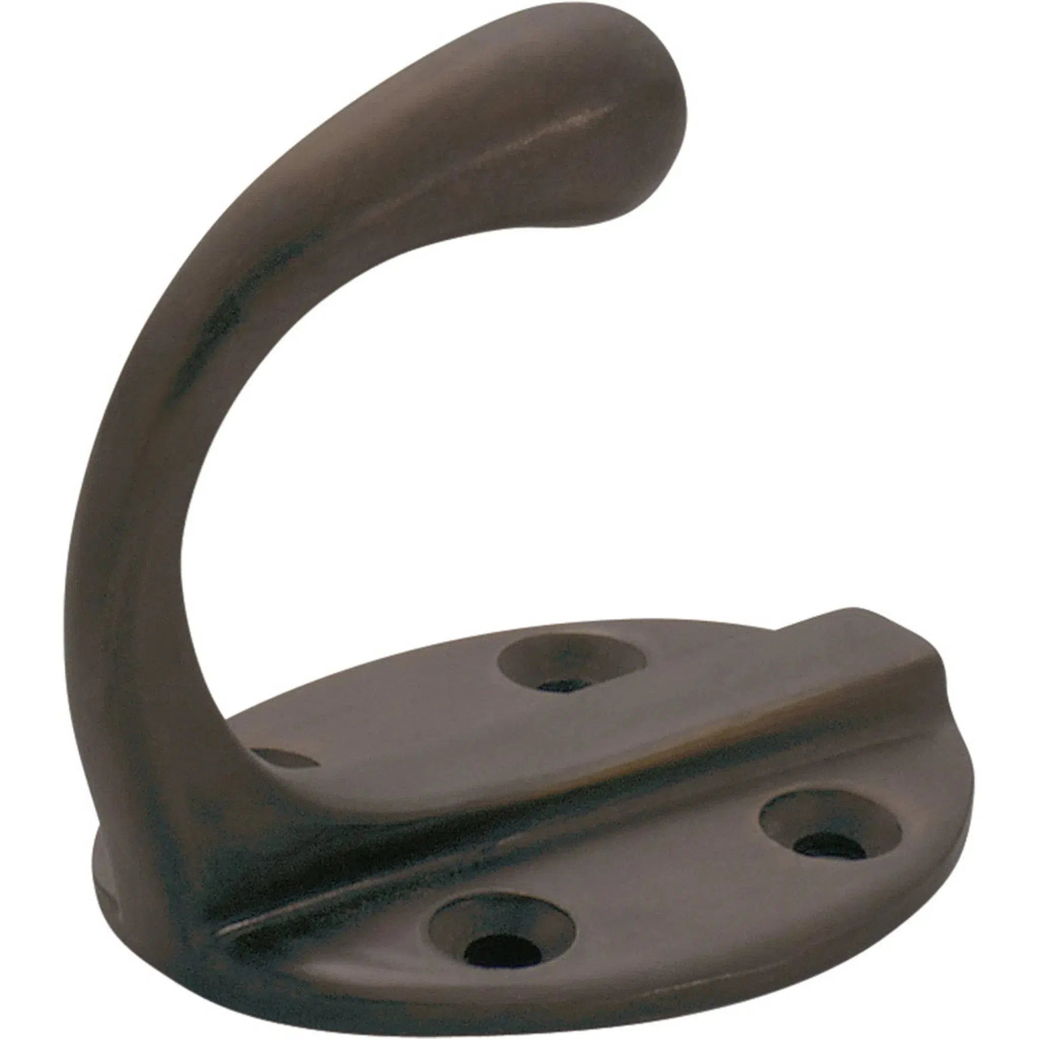 Tradco Robe Hook Single Oval BP Antique Brass H50xP42mm