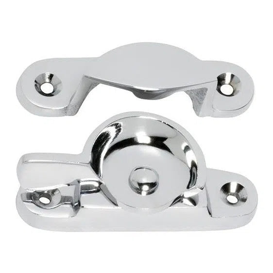 Tradco Sash Fastener Classic Chrome Plated