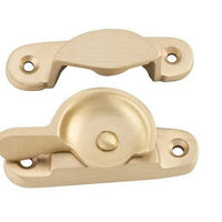 Tradco Sash Fastener Classic Satin Brass