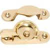 Tradco Sash Fastener Classic Unlacquered Polished Brass