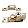 Tradco Sash Fastener Locking Narrow Electroplated Brass