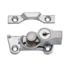 Tradco Sash Fastener Locking Wide Base Satin Chrome