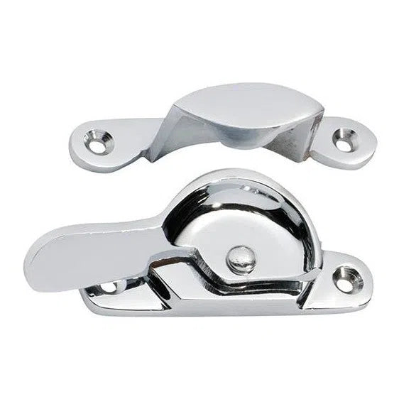 Tradco Sash Fastener Narrow Chrome Plated