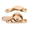 Tradco Sash Fastener Narrow Polished Brass