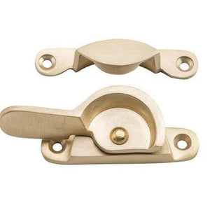 Tradco Sash Lift Dished Satin Brass