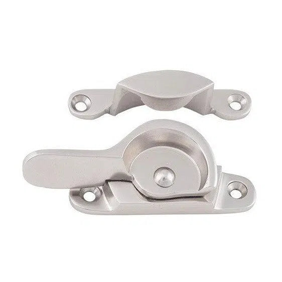 Tradco Sash Fastener Narrow Satin Nickel