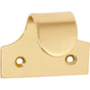 Tradco Sash Lift Classic Large Unlacquered Polished Brass