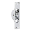 Tradco Sash Pulley Chrome Plated